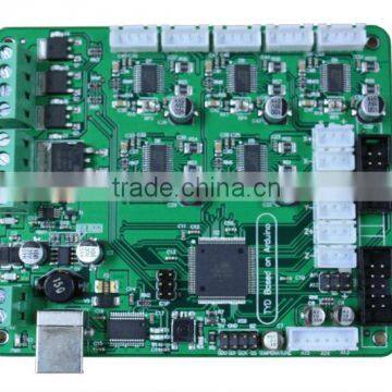 All-in-one 3D Printer Control Board Ramps 1.4 Mage 2560 A4982 Drive With 12864 LCD Control display