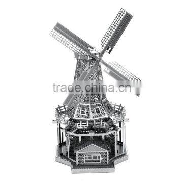 Windmill Metal Puzzle 3D Funny jigsaw Puzzle