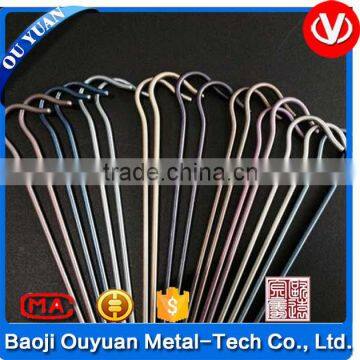 multicolour titanium tent nail