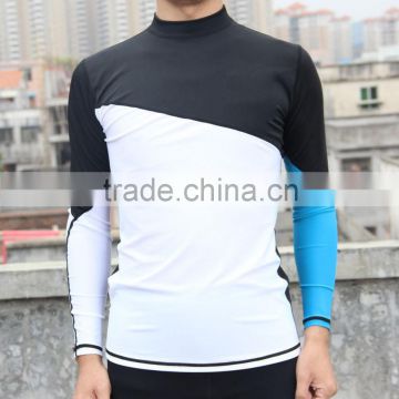 Top quality UV protection lycra swiming and breach sleeveless rash guard