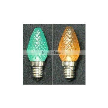 C7 / C9 green Xmas light bulbs / led bulbs