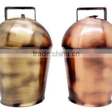 Metal Door Bell , Leather Strap or String Available , Logo Printable