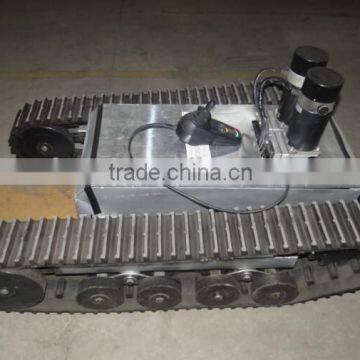 All terrain robot rubber track chassis/undercarriage
