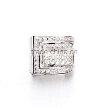 Men's Ring AAA Cubic Zirconia Ring 925 Silver Price Per Gram Wholesale LWR0341 photo-3