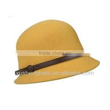 wholesale wool felt hat,cloche hat for girls