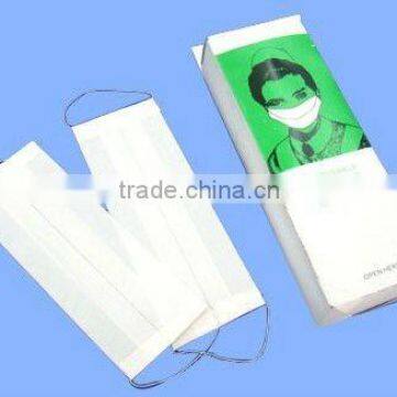 disposable Paper medical 1ply face mask