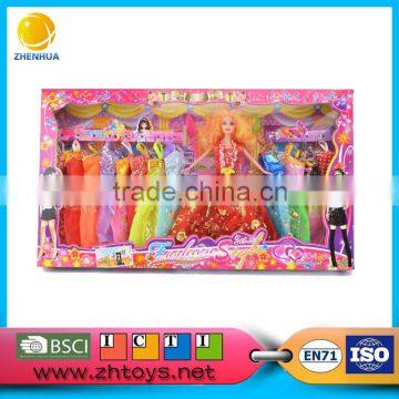 Sexi Women Hot Doll and Her Bedroom Wardrobe With Many Ornate Long Dress