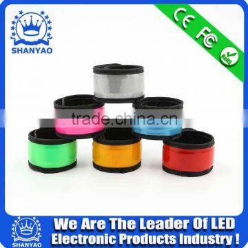 GN004 Six LED Colors TPU Flashing Clap Wristband