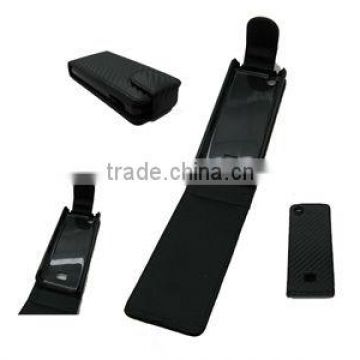 Leather Case with Holder for sony ericsson J105 NAITE