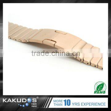 Custom Logo Accepted Wholesale Fashionable Flat Buckle Alloy Watch Belt Band photo-4