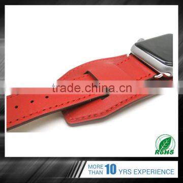 Trade Assurance Custom Logo Accept Sport Leather Western Watch Band for Apple photo-5