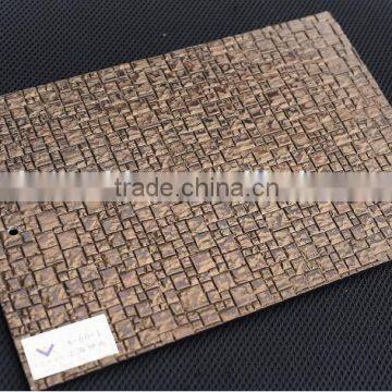 Charcoal panels for interior decoration