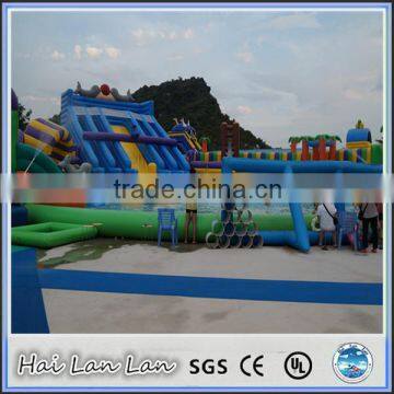 equipment spray cheap inflatable water park for kids