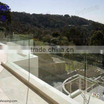 Frameless glass balustrade for balcony and platform/glass railings/ railing (PR-B34)