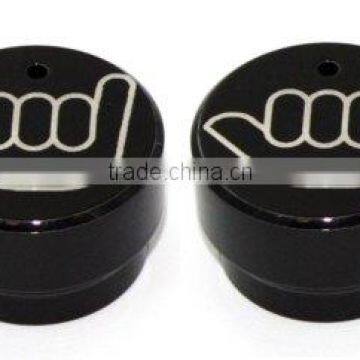 All Sales Interior Dash Knobs (set of 4) AC+4wd knob- Hang Loose Black