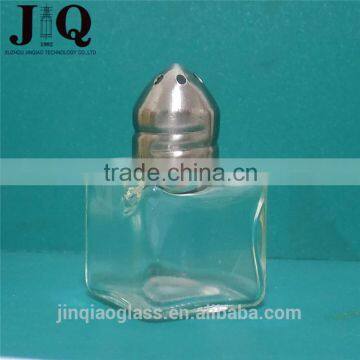 25ml square glass salt or pepper shaker