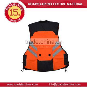600D PU Coating Oxford Fabric Reflective Safety Vest photo-6