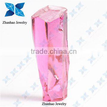 synthetic colorful rough cubic zirconia stone