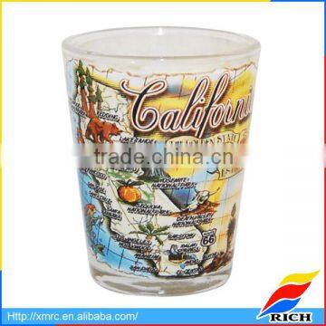 Customized color shot glasses painting cheap