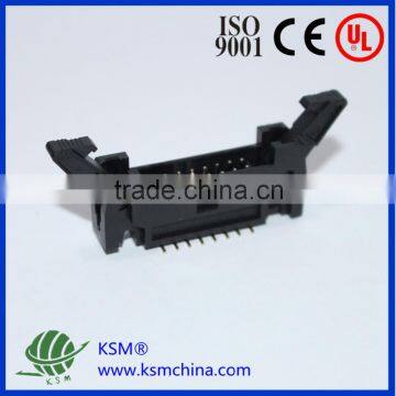 2.54mm black Big Latch smt Ejector Header Connector 8~64pin