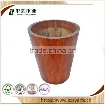 2016 new design Accept OEM rustic hinging coffee wooden barrel bathtub