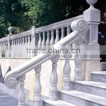 outdoor stairs white marble balustrades