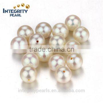 7-7.5mm AAA white freshwater loose pearl, round loose pearl, loose pearl wholesale