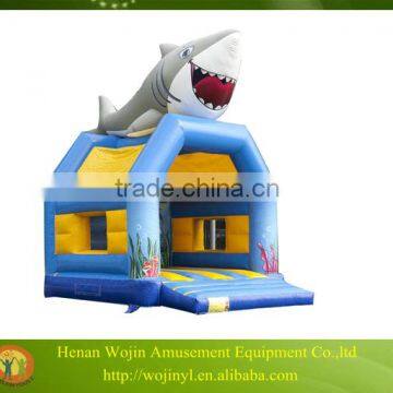 custom inflatable bounce slide/inflatable animal bounce/inflatable shark bounce house