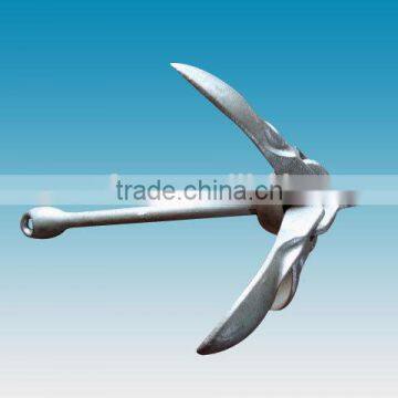 Hot Dip Galvanized Folding Grapnel Anchor Type A For Yacht