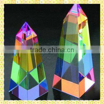 Cutting Colors Fashionable Crystal Cup Trophy For Promotion Items