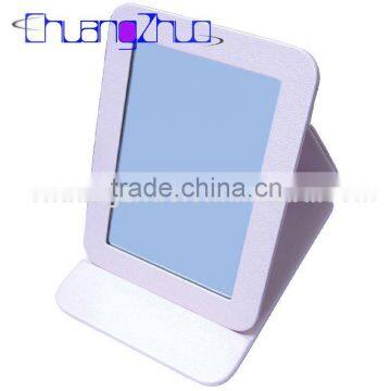Fashion Leather PU Square Folding Mirror