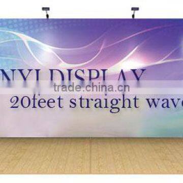 Double Size Advertising Tension Wave Tube Fabric Display With Dye-sublimation Printing photo-3