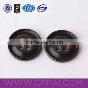 Fashion men suit clothing 4 holes natural horn button