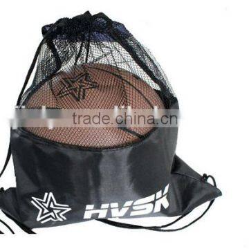 Basketball Football Drum Gym Bags Mesh Drawstring Beach Backpack