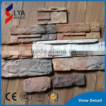 100% Silicon Raw Material Artificial Stone Molds for Making Wall Artificial Stone photo-5