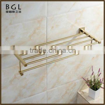 80220-g 2016 china great supplier brass chrome bathroom accessory towel shelf