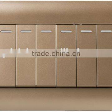 British Standard Electric 8 Gang 1 Way Light Swiches Electric Switches photo-3