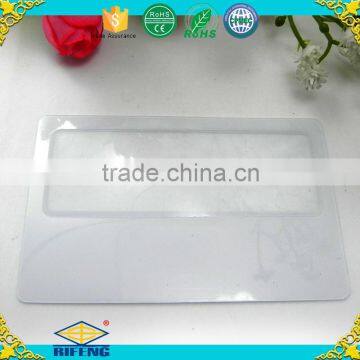 reading magnifier fresnel lens, portable business card magnifying glass