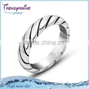 Top quality men's silver 316l stainless steel ring base