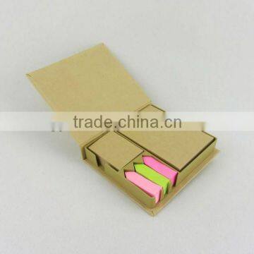 Index sticky notepad kraft Memo With Holder