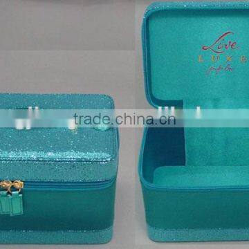 Blue LeatherTrinket Box