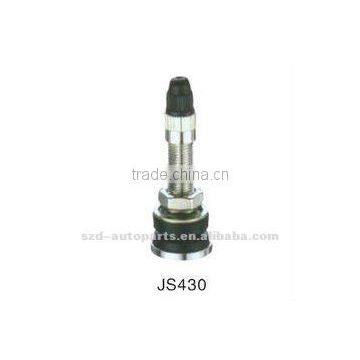 JS430 for motocyles and scooters Chromed Sleeve Snap-in Tubeless Valves