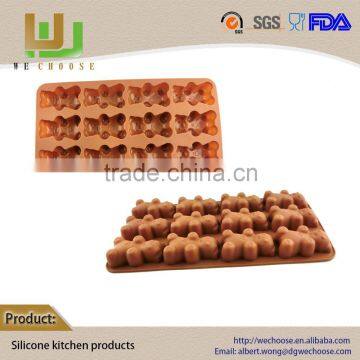 Quality First Durable Service silicone taj mahal chocolate mould animal shape heart shape DIY chocolate biscuit