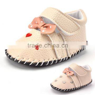 soft leather baby shoes embroidered shoes soled rubber soled outdoor love baby toddler shoes