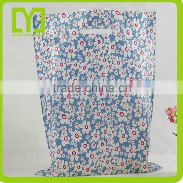 Handle Die Cut Plastic Shopping Bag Poly Plastic Handle Bags Die Cut Shopping Bag