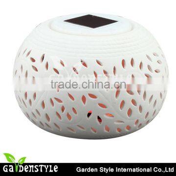 high power led lamp sun jar, Ceramic Decoration lighting and lamp, Hollow light chinese lamp