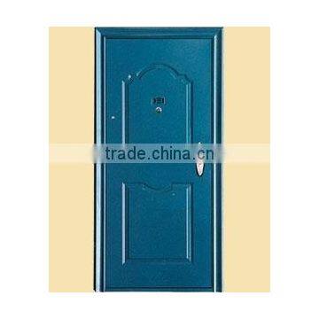 High Quality Steel Fire-proof Doors Blue Color or Other Colors Optional photo-2
