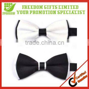 High Quality Woven Polyester Stripe Bow Tie For Men