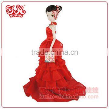 Chinese bride fashion wedding gift doll