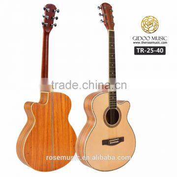 Cutaway 40 inch acoustic guitar The Rose